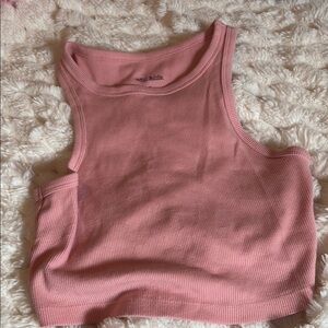 women’s wild fable ribbed crop tank top